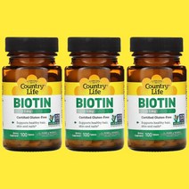 컨트리라이프 비오틴 1000mcg 100정 3개 d biotin 활성형 유리형 비오틴 바이오틴 구아검 타피오카 말토덱스트린 해바라기 레시틴