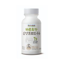 파스퇴르 바른목장 산양프로틴 우유 180ml, 7개
