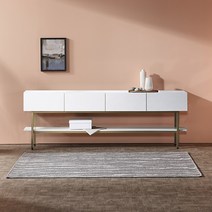 동서가구 이즈 오스틴 2000 와이드 거실장, 플로랄화이트