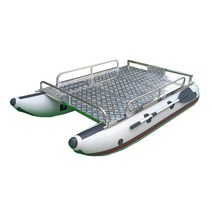 낚시보트 좌대 수중낚시용 이동식 민물낚시 수상 한강, 2.5m 플랫폼 1.2x1.2m