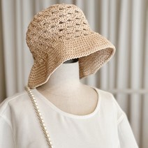 [DIY] 모아레이스버킷햇뜨기 코바늘모자뜨기 뜨개모자패키지, 머스타드