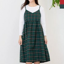 오노마 ONM JJM-SS237 여자체크어깨끈원피스 (7848947)