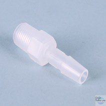 숫나사선 어댑터 나사선과 호스 연결용 Natural PP PVDF (Teflon) C20-140-23 PPTA06, 1) Tube Fitting Natural PP 1/8inch NPT 1/4inch 6.35mm