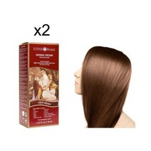 수르야 브라질 헤나 염색 크림 2팩 8색상 70ml Surya, golden brown