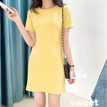여성 데일리 편한 여름 시원한 반팔 미니 미디 원피스 데님원피스 쉬폰원피스 미니원피스 랩원피스