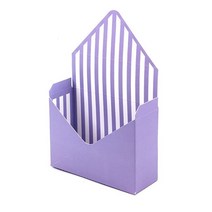 폴카 도트 줄무늬 인쇄 판지 포장 크리에이티브 봉투 접기 꽃 저장 상자 결혼식 약혼 파티 장식, A