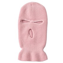 남자의 풀 페이스 마스크 Balaclava 모자 모자 3 구멍 니트 스키 윈드 방송 스타일