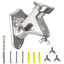 WAENLIR 304 Stainless Steel Flag Pole Holder—2 Position 1Inch Flag Pole Mounting Bracket for Flag Di, 1
