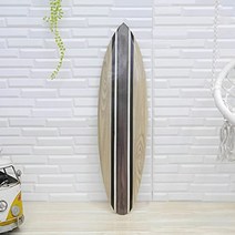 조각상 장식품 선물 예쁜 축일 인형 소품 인테리어 -57 서핑보드 현관 웰컴보드 하와이안 구호목 단단한 티크나무 오브제 발리 아시아 잡화 세련된 30.7 8.3인치(78 21