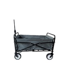 칼노 캠핑 트레일러 야외 4 륜 트레일러는 캠프 트롤리를 접을 수 있습니다, 트럼펫5인치 그레이