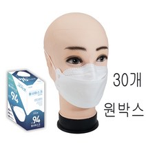 크리센 미세먼지 방역황사 마스크KF94-대형1매입흰색 30개 원박스