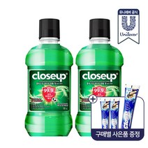 클로즈업 마우스워시 770ml 2개, 색상:스피아민트|사이즈:멘톨