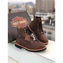 싼타팡 할리데이비슨 워커 부츠 남녀공용 오토바이 슈즈 Harley Davidson, 260MM