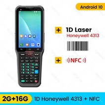 택배 블루투스 스캐너 4G 휴대용 PDA 안드로이드 10 POS 견고한 터미널 터치 스크린 2D 바코드 무선 와이파이 GPS QR 코드 리더, 1D Honey 4313 NFC, AU