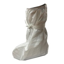 [화이트 +]D레벨용 방호복 덧신 (부츠형) 1켤레, 방호 덧신 - 1켤레