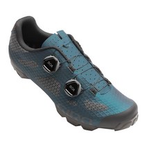 Giro Sector 남성용 산악 사이클링 신발 블랙/다크 섀도우 (2023), 11, Harbor Blue Anodized