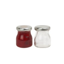 [가인글로벌] 원형쨈50ml [1개] 미니유리병 잼병 용기, 블랙 43파이 러그캡 블랙, 1개