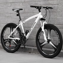 출퇴근용자전거 로드튼튼한 배달 자전거 산악용 등하교 도시 팻바이크, 24단, 26인치, O