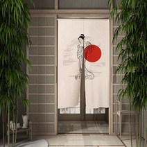 중문커튼 방풍 비닐 커튼 자석형 방한문 중문일본 문 커튼 식당 주방 우키요에 신사 파티션 드레이프 입구, 06 CLX00909_05 80x150cm