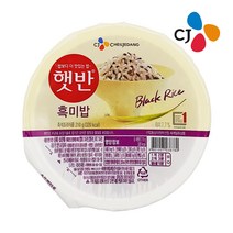 햇반 흑미밥 작은공기, 130g, 34개