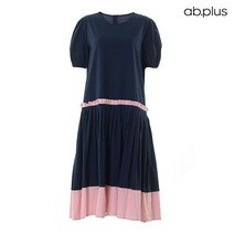 에이비플러스 ab.plus 컬러 배색라인 롱원피스 (LSW2MO56A)