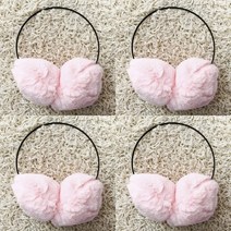몽실몽실 귀마개 핑크 보온귀마개 여성귀도리