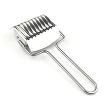 면뽑는기계 제면기 국수 파스타 면 만들기 스테인레스 스틸 미끄럼 방지 손잡이 커터 Spaetzle Noodle Machine Maker 컷 나이프 수동 섹션 샬롯 주방 도구, [02] Pasta Cutter