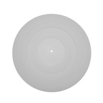 실리콘 패드 고무 LP 앤슬리스 슬립 매트 축음기 턴테이블 비닐 레코드 플레이어를위한 내구성 정전기 방지 방진, 하얀색