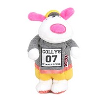 콜리스골프 캐릭터 인형 골프공 주머니, 그레이