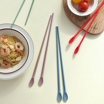 국내제작 실리콘 요리젓가락(5color), 레드