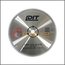 DIT 오마켓 목공용팁쏘 DW305100 (12 Inch ) 305 100 2.3T 초경톱날-목공용 절삭공구