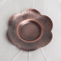 고급 금속 매화 찻잔 받침
