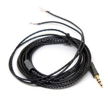 휴대용오디오 FAAEAL 2M 교체 오디오 업 그레 이드 케이블 DIY Hifi 이어폰 휴대 전화 컴퓨터 MP3 MP4 헤드셋 유지 보수 와이어, [01] 2M No Mic