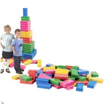 종이벽돌블록 중 오색 50PCS 조립식장난감 도형놀이 블럭쌓기 나무블럭 대형블럭 영유아장난감선물 조립장난감 블록장난감 빅블럭