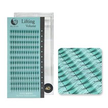 블레스 리프팅볼륨래쉬 4D 러시안볼륨래쉬 속눈썹연장재료 닭발래쉬 4D래쉬, 1개, 컬종류-C컬/컬굵기-0.05/컬길이-11mm