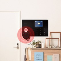 스마트홈 무선 원격 리모콘 ZONAN RFID Arm & disarm 무선 스마트 카드 태그 링 근접 토큰 액세스 중복, 01 Black