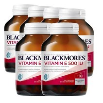 뉴질랜드 블랙모어스 Blackmores Vitamin E 비타민E 500IU 150캡슐, 6팩