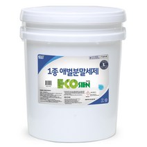 유해성분 0% 효과빠른 에코지엥 1종 애벌 분말 담금 세제, 20kg, 1개