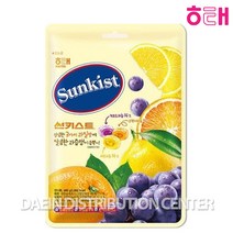 해태제과 썬키스트 317gX1개 대용량 사탕 캔디, 1개, 400g
