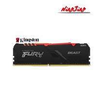 RGB 램 메모리 Kingston FURY Beast DDR4 8GB 16GB 32GB 3200MHz 3600MHz 데스크탑 AMD 인텔 CPU 마더 보드 288 핀 1.35V, 해외 _16G 3600