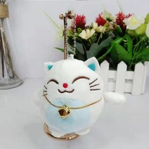 인형꽃다발 고백인형 졸업식인형 9CM 키 체인 플러시 봉제 장난감 인형 열쇠 고리 웨딩 부케 선물 작고 귀, 03 White