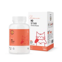 멍냥이랑 [멍냥이랑] 강아지 고양이 면역강화제 120정_락토페린/면역력/감기 영양제, 1