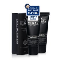 무칸 옴므 내츄럴 커버 비비크림 50ml, 2개