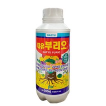 [농팜아그로] 대유 부리오 500ml 액제 웃자람 질소 과다 당도증가 복숭아 샤인머스켓 포도 비대제 고추 비료 색깔발현 식물영양제, 부리오500ml(액제)