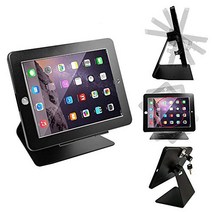 CarrieCathy iPad Desktop Anti-Theft Security Kiosk POS Stand Holder Enclosure with Lock Key for Tab, 1
