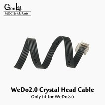 레고 파워 펑션 세트 모터 5-10pcs 전원 기능 시리즈 wedo 2.0 크리스탈 커넥터 케이블 빌딩 블록 moc ev3 클래식 로봇 장난감과 호환 가능, wedo2.0용 25cm, 10개