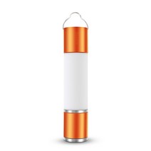 군용후레쉬 작업용 랜턴 레이저 후레쉬 충전용 소형 LED 손전등 토치 미니 세트 USB 충전식 야외 조명 낚, 02 Orange