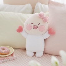 카카오프렌즈 어피치 하트 뿅뿅 필로우 인형