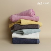 [] 송월타올 수건 뱀부 뉴베이직 135g 1장 답례품 결혼, 색상:옐로우 1장