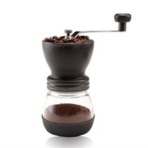 핸드 수동 커피 메이커 세라믹 블레이드가있는 커피 그라인더 스테인레스 스틸 너트 moedor de cafe 가정용 kitche 용 커피 머신, 없음